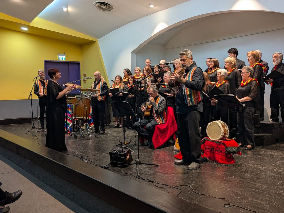 הופעה עם הרכב דרום אמריקאי